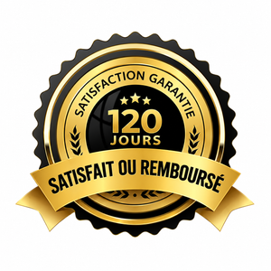 Garantie 120 jours satisfait ou remboursé