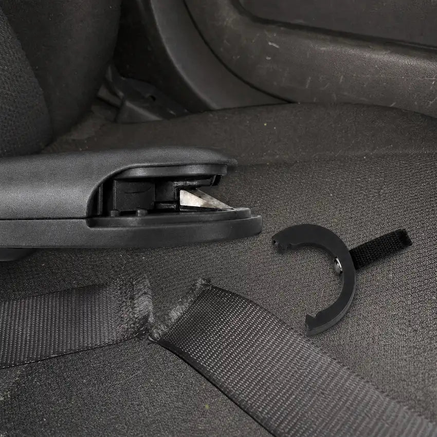 Coupe-ceinture Evadéo sur une ceinture